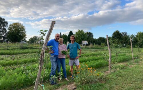 Bild mit Felix, Nils und Wiebke