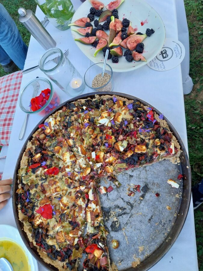 Erster Farm to Table Abend in der Solawi Ackervielfalt. 